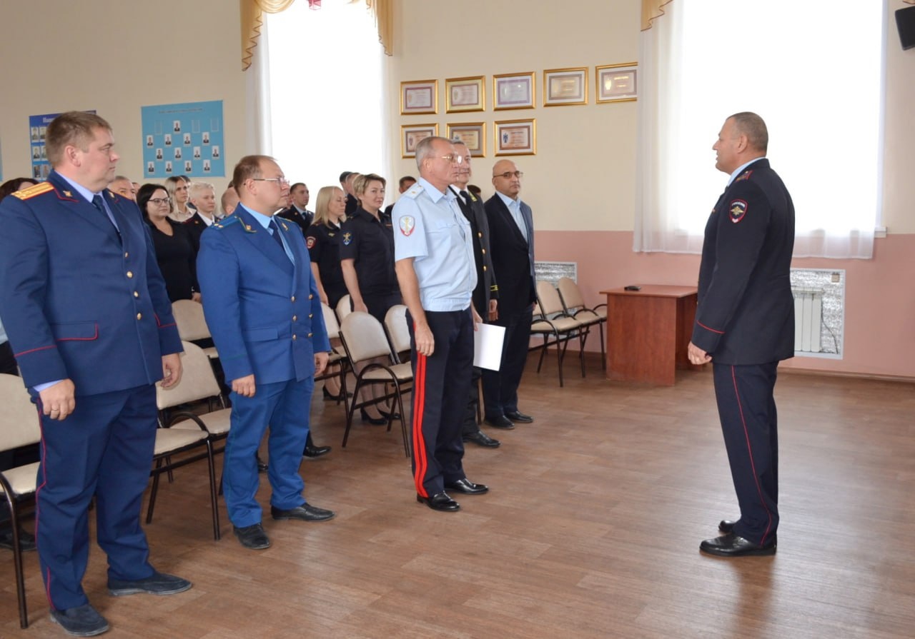 В Лениногорском районе назначили нового начальника отдела полиции