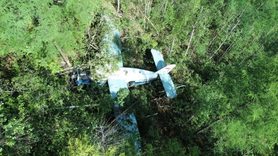 Чудо в лесу: пассажирский самолет не дотянул до аэропорта и сел в березы