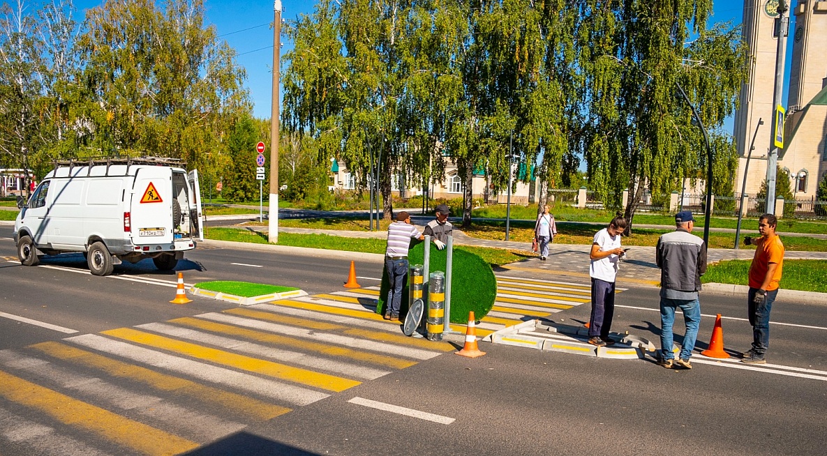 Новые меры: первый островок безопасности установили в Нижнекамске